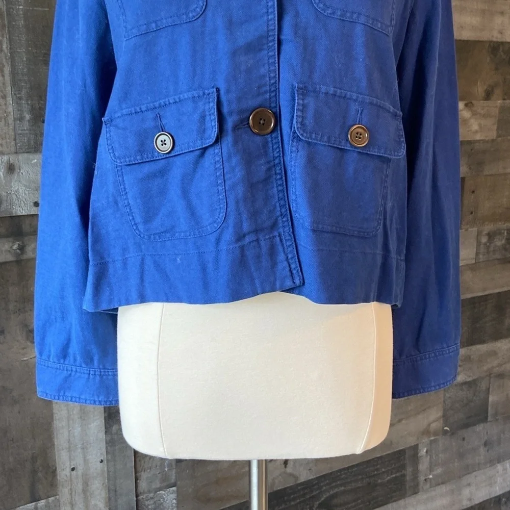 NWOT! Kate Spade jean jacket small vintage Y2K blue denim designer linen boho